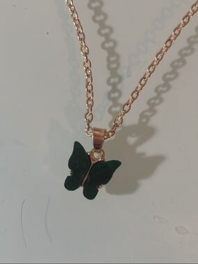 Green Butterly Necklace